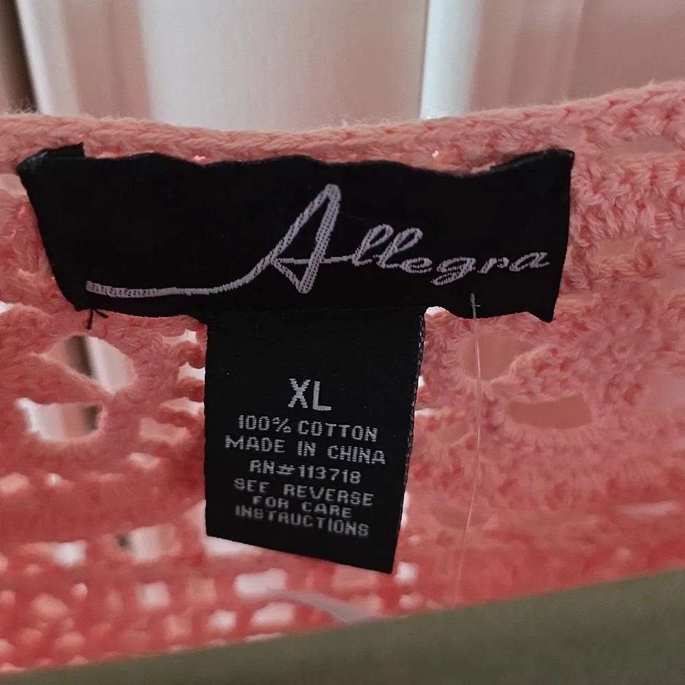 NWT ALLEGRA | Crochet Top L/XL - Picture 5 of 7